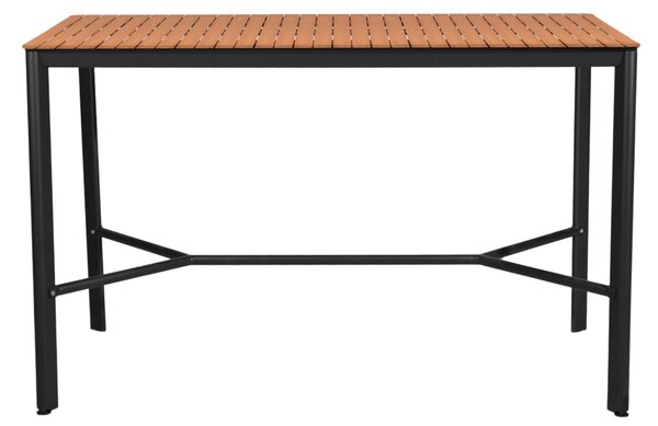 Černý teakový zahradní barový stůl No.102 Mindo 163 x 81,5 cm