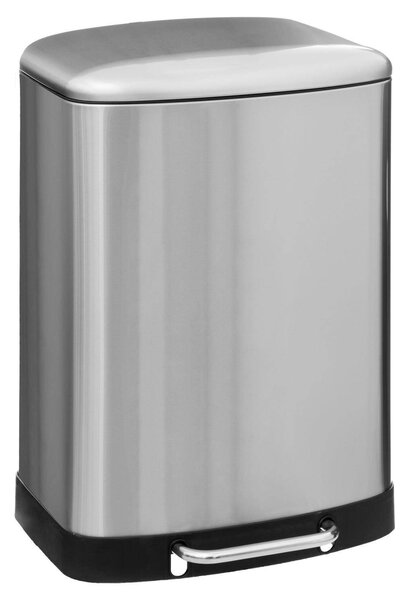 Odpadkový koš, velká kapacita, nerezová ocel, 50 l