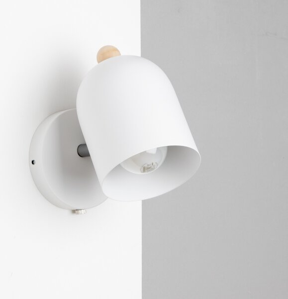 Brilagi - Nástěnné bodové svítidlo GALLION 1xE27/15W/230V bílá