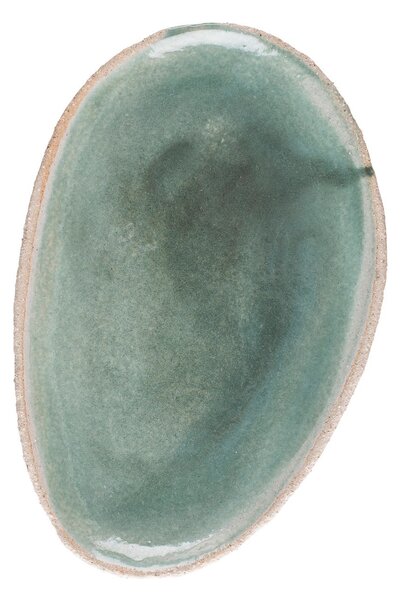 Jars Wabi oválný servírovací talíř, 25 x 36 cm, zelená 963487