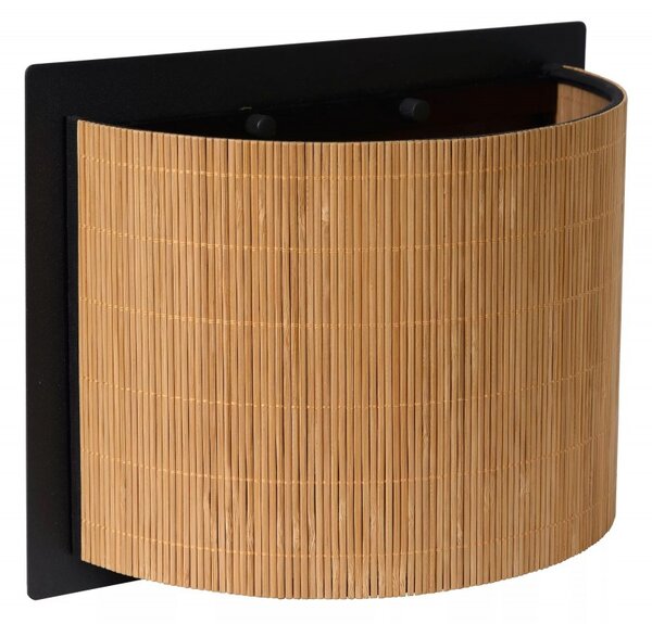 Lucide 03229/01/30 nástěnná lampa Magius 1x40W | E27 - ratan, stmívatelná