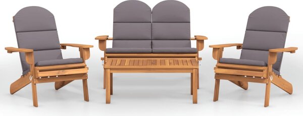 4dílná sada zahradního nábytku Adirondack masivní akácie 3152132