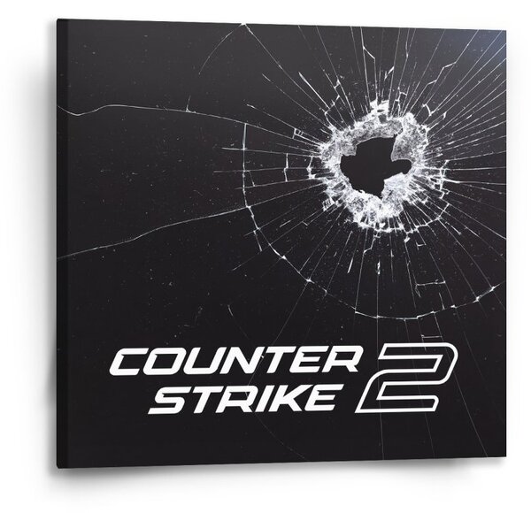 Sablio Obraz Counster Strike 2 Průstřel - 50x50 cm