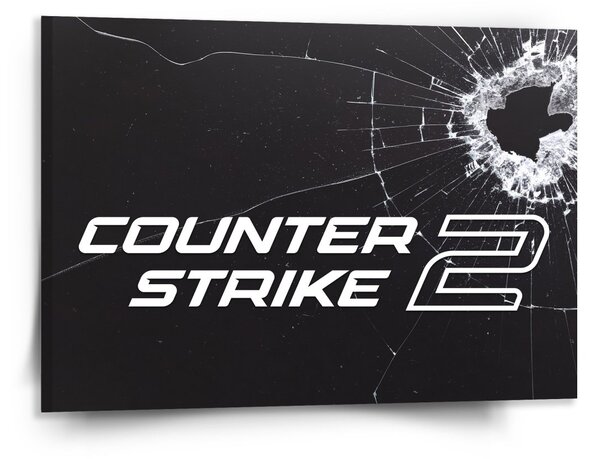 Sablio Obraz Counster Strike 2 Průstřel - 150x110 cm
