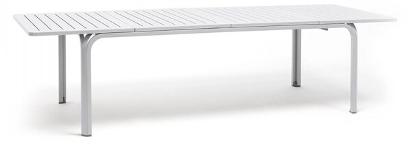 NARDI Plastový rozkládací stůl ALLORO Odstín: Bianco, Rozměr: 210x100x73 cm + 70 cm
