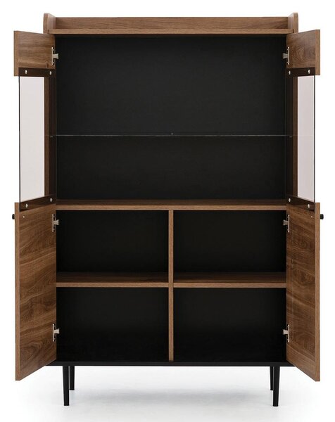 VASINA | vitrína WIT90 | VS-10 | 90 cm | dub brandy castello