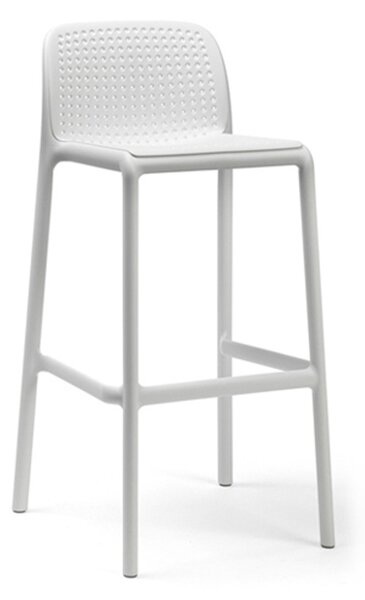 NARDI Plastová barová židle BORA Odstín: Bianco