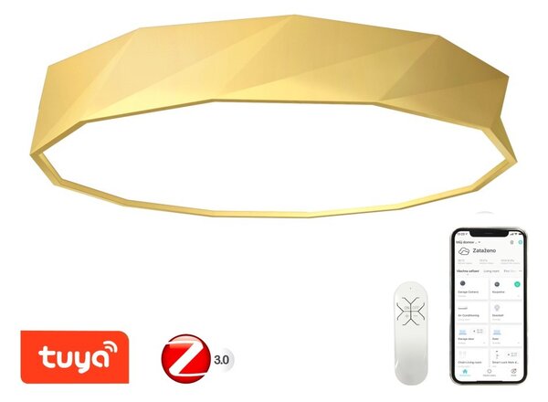 Immax 07132-G80 LED stropnice DIAMANTE | 60W integrovaný LED zdroj | 4450lm | 2700-6500K