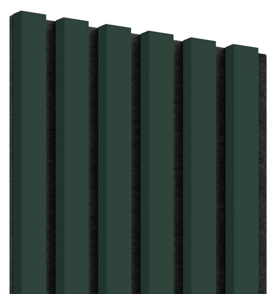 ViaDomo Lamely na černém filcu - lahvově zelená - 30x275 cm