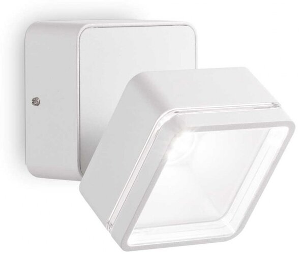 Ideal Lux 285528 LED venkovní nástěnné svítidlo Omega Ap Square 1x7W | 650lm | 4000K | IP54 - bílá