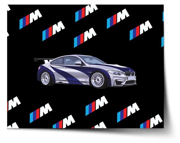 Sablio Plakát MPERFORMANCE sportovní auto - 120x80 cm