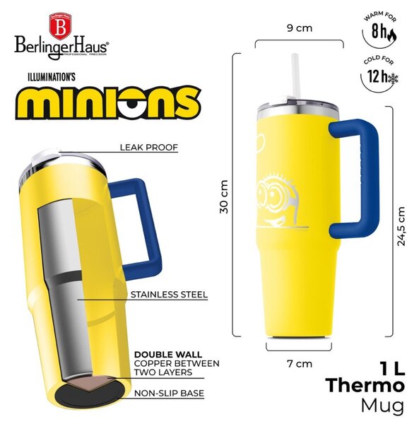Termohrnek Tumbler 1 l kolekce MIMONI