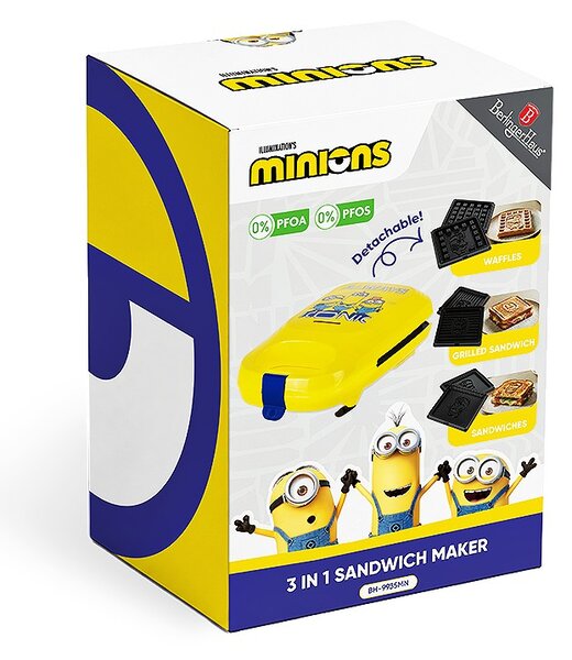 Sendvičovač 3 v 1 s vyměnitelnými deskami 600 W kolekce MIMONI