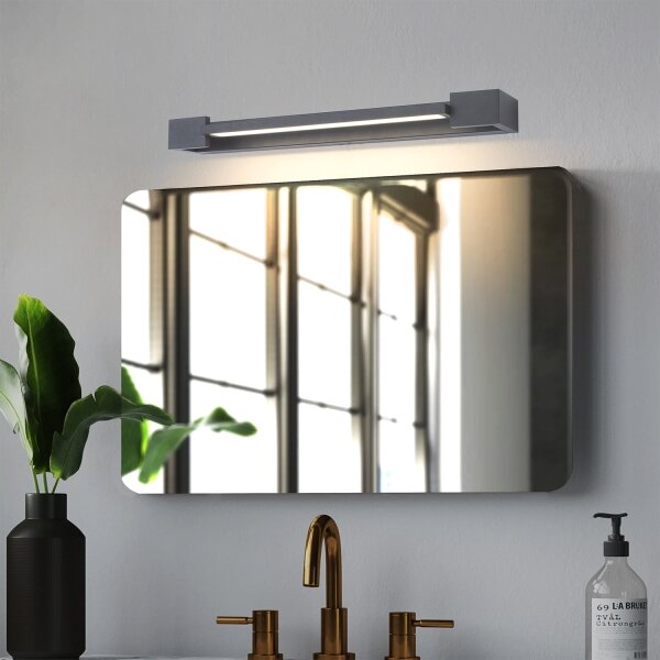 Brilagi - LED Koupel. osvětlení zrcadla AQUA LINE LED/12W/230V 45 cm IP44 antr