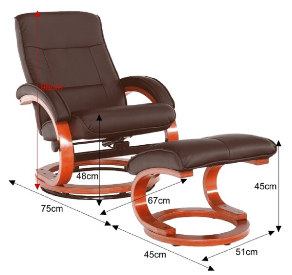 Relaxační křeslo Ryan TC3 -030