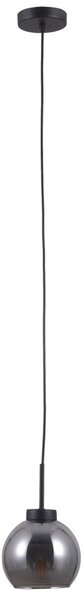 Italux PND-28028-1B závěsné stropní svítidlo Poggi 1x40W | E27 -matná černá, kouřová