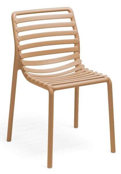 Nardi Plastová venkovní židle DOGA Odstín: Cappuccino - Hnědá