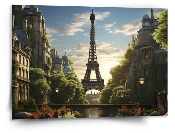 Sablio Obraz Paříž Eifellova věž Art - 150x110 cm