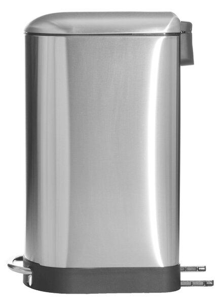 Úzký odpadkový koš Ariane, nerezová ocel, s pedálem, 30 l
