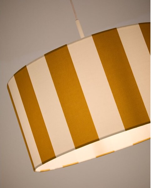Žluté/bílé dětské stínidlo ø 40 cm Ciral – Kave Home