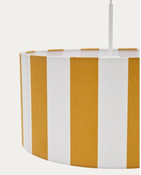 Žluté/bílé dětské stínidlo ø 40 cm Ciral – Kave Home