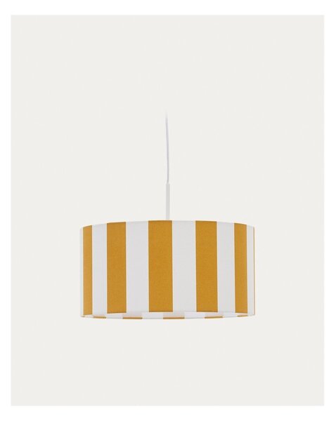 Žluté/bílé dětské stínidlo ø 40 cm Ciral – Kave Home