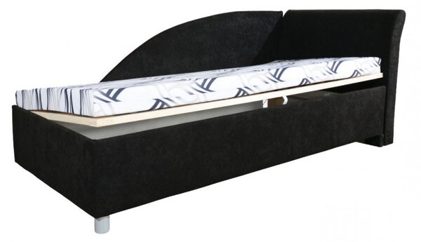 Jednolůžková postel (válenda) 90 cm Pearline Plus (s rošty, bez matrací) (P)