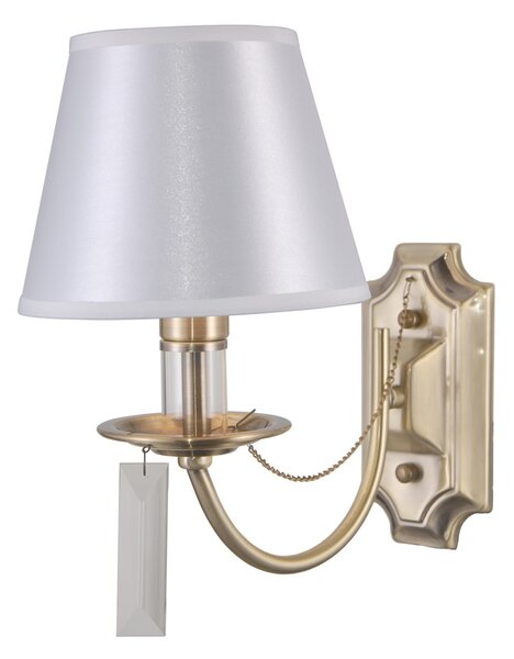 Italux WL-28366-1 nástěnná lampa Solana 1x40W | E14 | IP20 - barva starožitný bronz