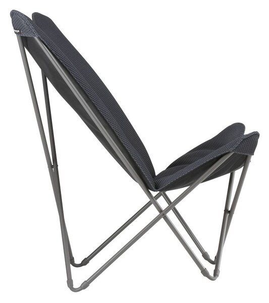 Motýlí křeslo POP UP XL BeComfort šedá Dark Grey