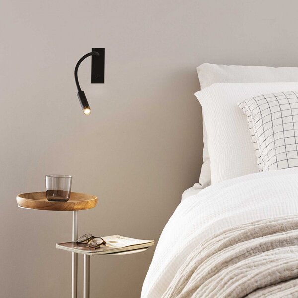 Ideal Lux 272030 LED zápustné nástěnné svítidlo Io Ap 1x3W | 300lm | 3000K - černá