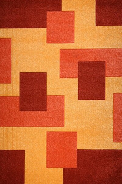 Vopi | Kusový koberec Nairobi 1960A Brick/Yellow - 120 x 170 cm