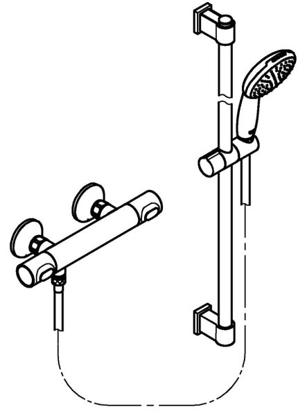 GROHE 34805001 - Termostatická sprchová baterie PRECISION FLOW DN 15 chrom
