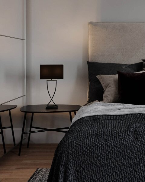 ByRydens 2820430-6513 - Stolní lampa OMEGA 1xE27/5W/230V černá