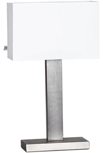 ByRydens 4002680-6524 - Stolní lampa PRIME 1xE27/5W/230V bílá/matný chrom