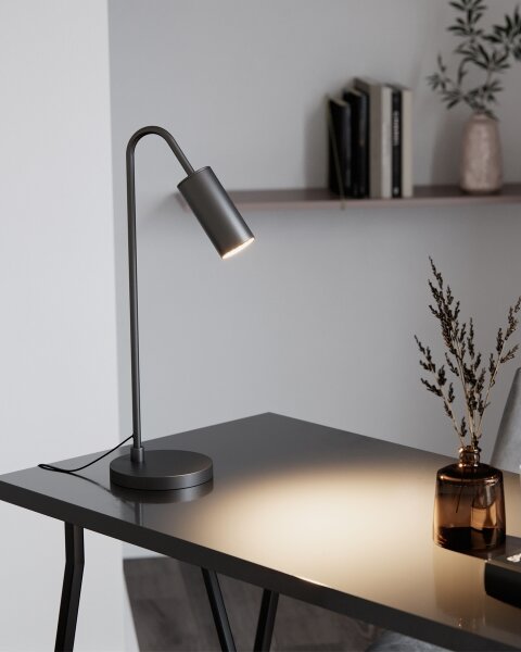 ByRydens 4002580-4002 - Stolní lampa CURVE 1xGU10/7W/230V černá