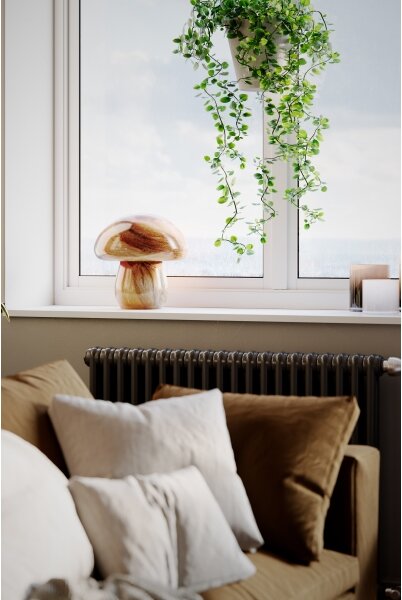 ByRydens 4024540-5507 - Stolní lampa MIRA MUSHROOM 1xE27/8W/230V hnědá