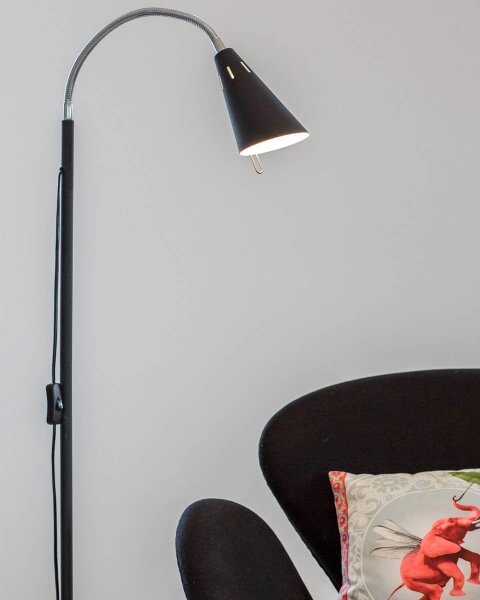ByRydens 4100620-4007 - Stojací lampa BEST 1xE14/5W/230V černá