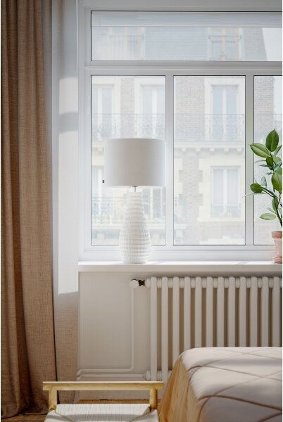 ByRydens 4002770-5506 - Stolní lampa BARTHA 1xE27/8W/230V krémová