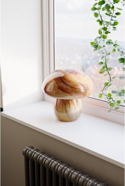 ByRydens 4024540-5507 - Stolní lampa MIRA MUSHROOM 1xE27/8W/230V hnědá