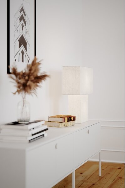 ByRydens 4024610-5000 - Stolní lampa iSQUARE 1xE27/8W/230V bílá