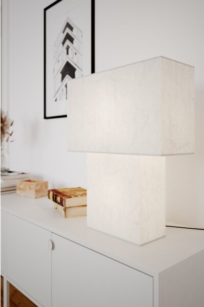 ByRydens 4024610-5000 - Stolní lampa iSQUARE 1xE27/8W/230V bílá