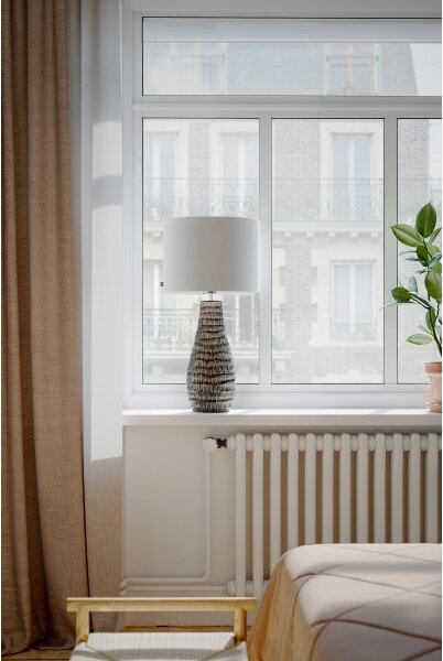 ByRydens 4002770-5500 - Stolní lampa BARTHA 1xE27/8W/230V béžová