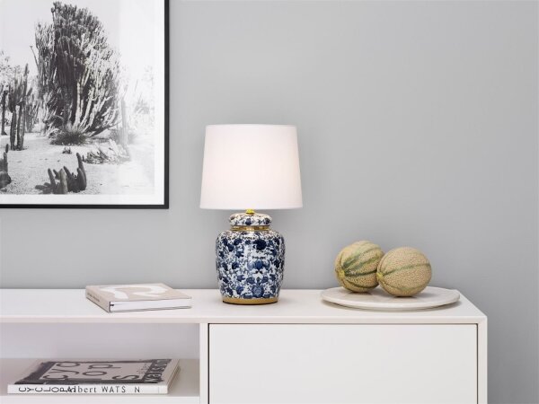Cottex B2175BL - Stolní lampa KLASSISK 1xE14/40W/230V modrá