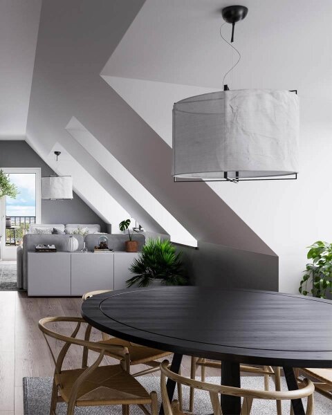 ByRydens 4201950-5000 - Lustr na lanku SOFTY 1xE27/5W/230V