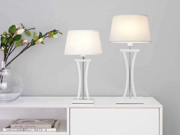 Cottex B2429V - Stolní lampa NEW CHELSEA 1xE14/40W/230V bílá