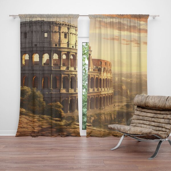 Sablio Závěs Řím Koloseum Historic: 2ks 140x250cm