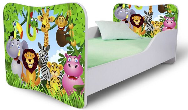 Dětská postel MADAGASKAR 180x80 cm + matrace ZDARMA