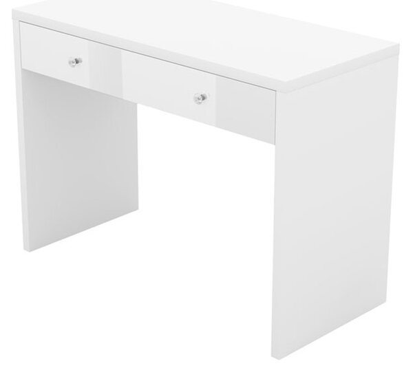 Psací stůl IVO 03 bílý / bílý lesk