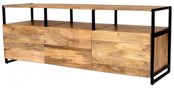 TV stolek Gita 160x60x45 z masivu mango