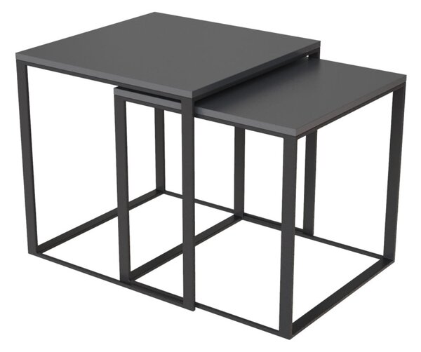 Konferenční stolek ARCET, 53/49x53/49x53/49, graphite